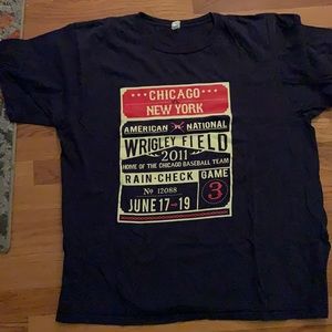 2011 Cubs vs Yankees series t-shirt men’s XL